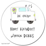 Sugar Cookie Gift Stickers - Ice Cream Truck